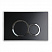 CS003-BMRF Клавиша  для инсталляции ALPHA, черный, круг с рамкой