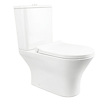 CS5304UQ-TK Унитаз Calypso компакт 640*350*800мм, торнадо, бел, сид-е быс-м, мик-т, дюр-т. гориз