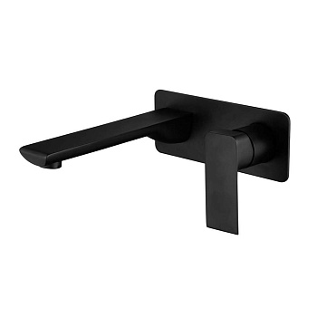 CS-1005-2B Смеситель для умывальника встраиваемый Calypso CS1 черный