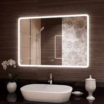 Demure LED ЗЛП1134 Зеркало 1000x700 С ПОДОГРЕВОМ